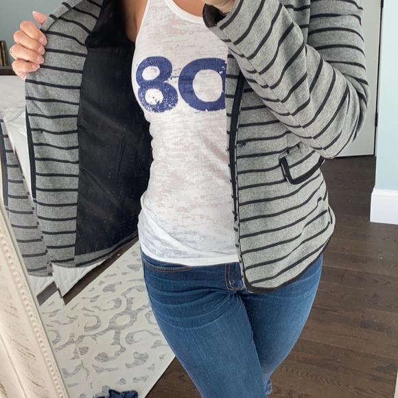 Paper Tee Striped Blazer Jacket - Picture 5 of 16